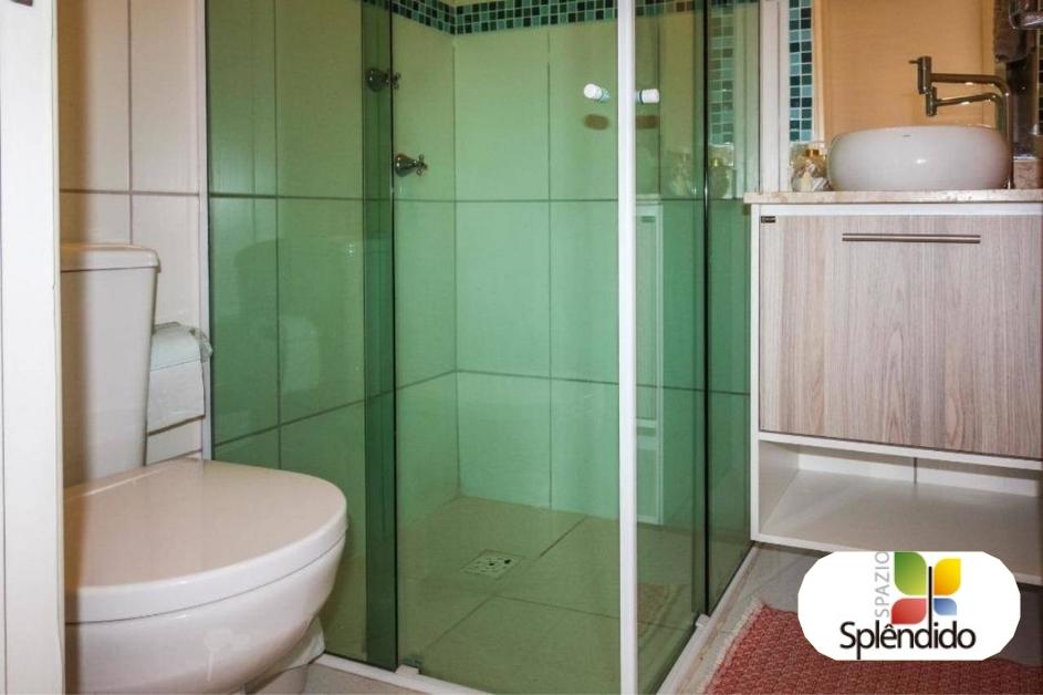 Banheiro com box de vidro - Apartamento Sorocaba