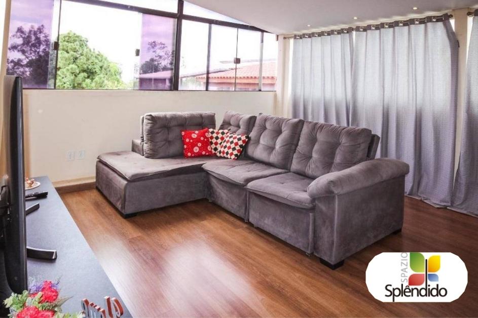 Sala de estar integrada com piso laminado - Apartamento 106m² Spazio Splendido Sorocaba